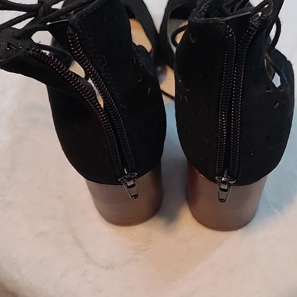 Nine West Women's Suede Strappy PeepToe - Picture 7 of 12